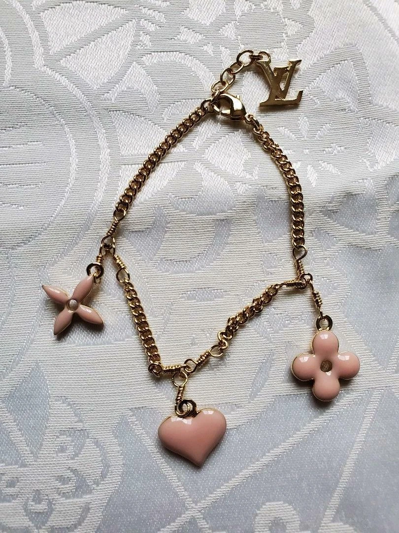 lv heart bracelet