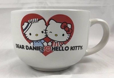 Sanrio Dear Daniel Hello Kitty Large Ceramic Coffee Cappuccino Soup Cup Mug