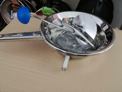 Passatutto Manuale In Acciaio Inox 18/10 - Diametro 20cm | 3 Dischi Intercambiabili | Made In Italy - Foto 2