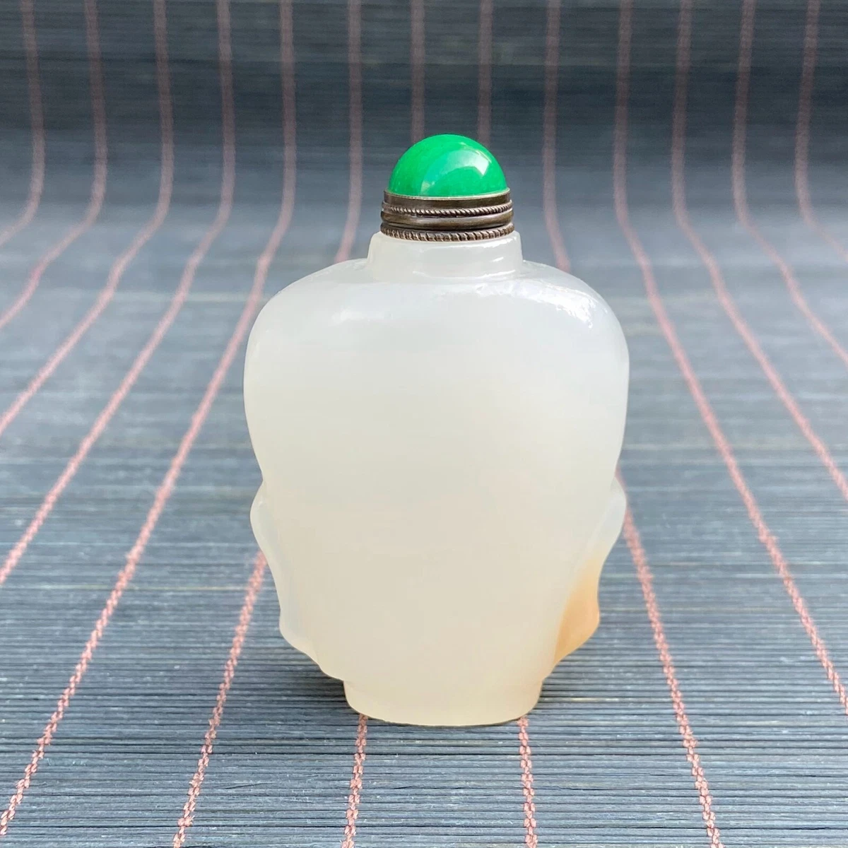 白玉古董中国鼻烟壶| eBay