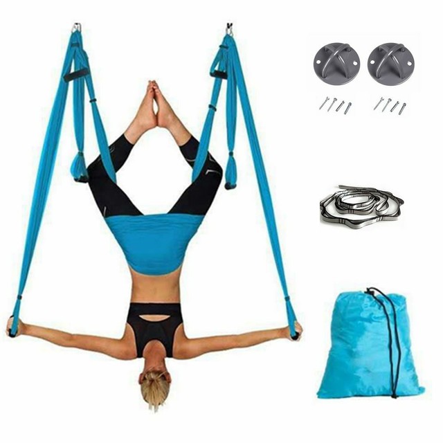 hanging yoga trapeze