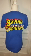 Buc-cee's Logo T-Shirt Small Unisex  Blue Saving the World from Ordinary Buccees
