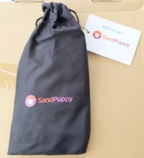 SandPuppy Eyemask Fleece, 2 pc, 1 Red, 1 Grey, Day Sleeping Mask, Eye Covering