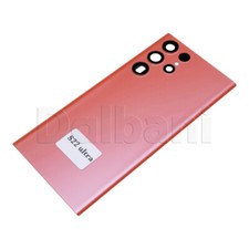 Back Glass Rear Housing Cover For Samsung Galaxy S22 Ultra SM-G998 Orange