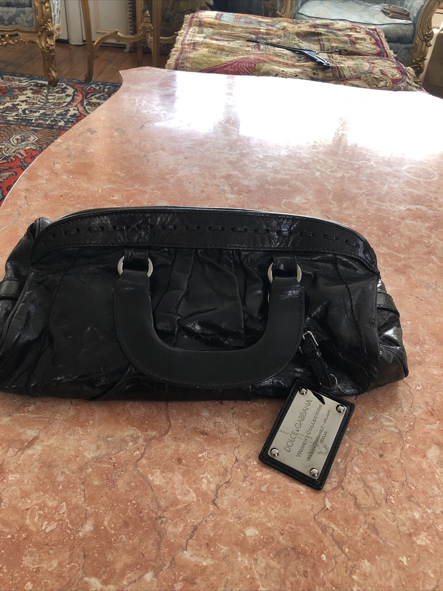 Dolce & Gabbana Miss Romantique Leather Handbag 14 x 8