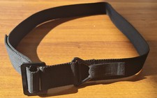 CINTURA O CINTURONE NERO TATTICO DOTATO DI VELCRO E CHIUSURA IN METALLO 