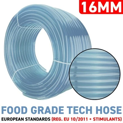 COSTWISE 16mm Aquarium PVC Clear Plastic Flexible Hose Pipe Tube Fuel Water Oil Air Pond