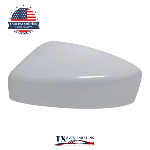 Side Mirror Cover Cap for MAZDA CX-5 CX-9 White Paint to Match Driver Left Side