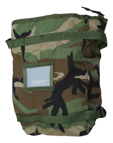 (2 Pack) USGI Woodland Camo MOLLE Radio / Utility Pouches - Genuine US Army Military Issue, New