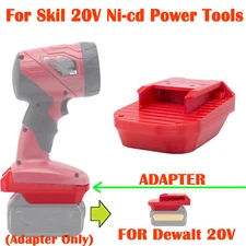 Battery Adapter For Dewalt 20V Max Li-ion Battery Convert for Skil 18V Tools New