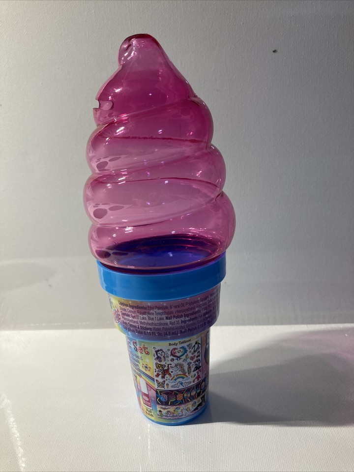 Lisa Frank Sweet Treats Ice Cream Cone Coin Bank Pink eBay