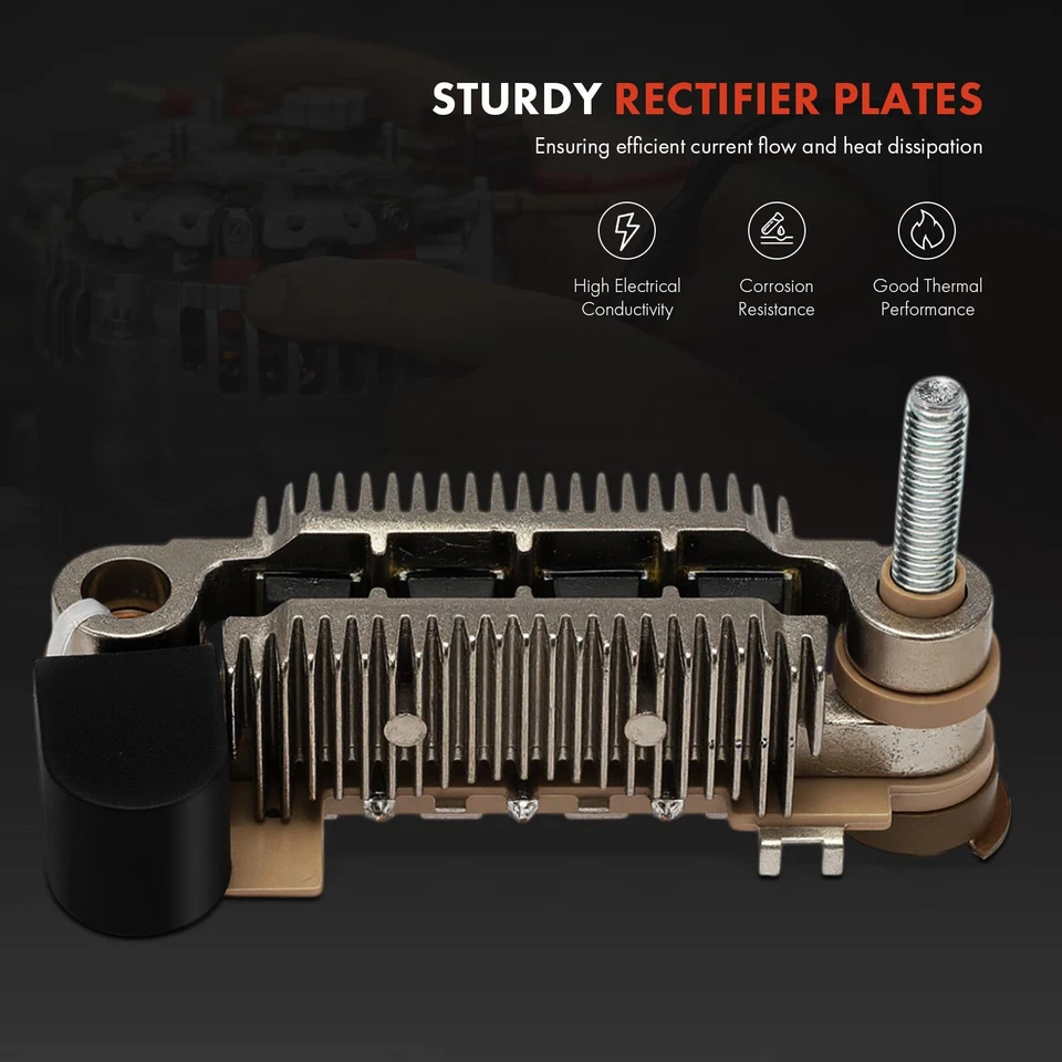 Diodo rectificador alternador con trío para Nissan Sentra Ford Festiva Mazda B2200 Foto 4 de 4