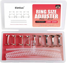 13 Pack Ring Size Adjusters   Silver  Clear Spiral Guards for Loose Rings