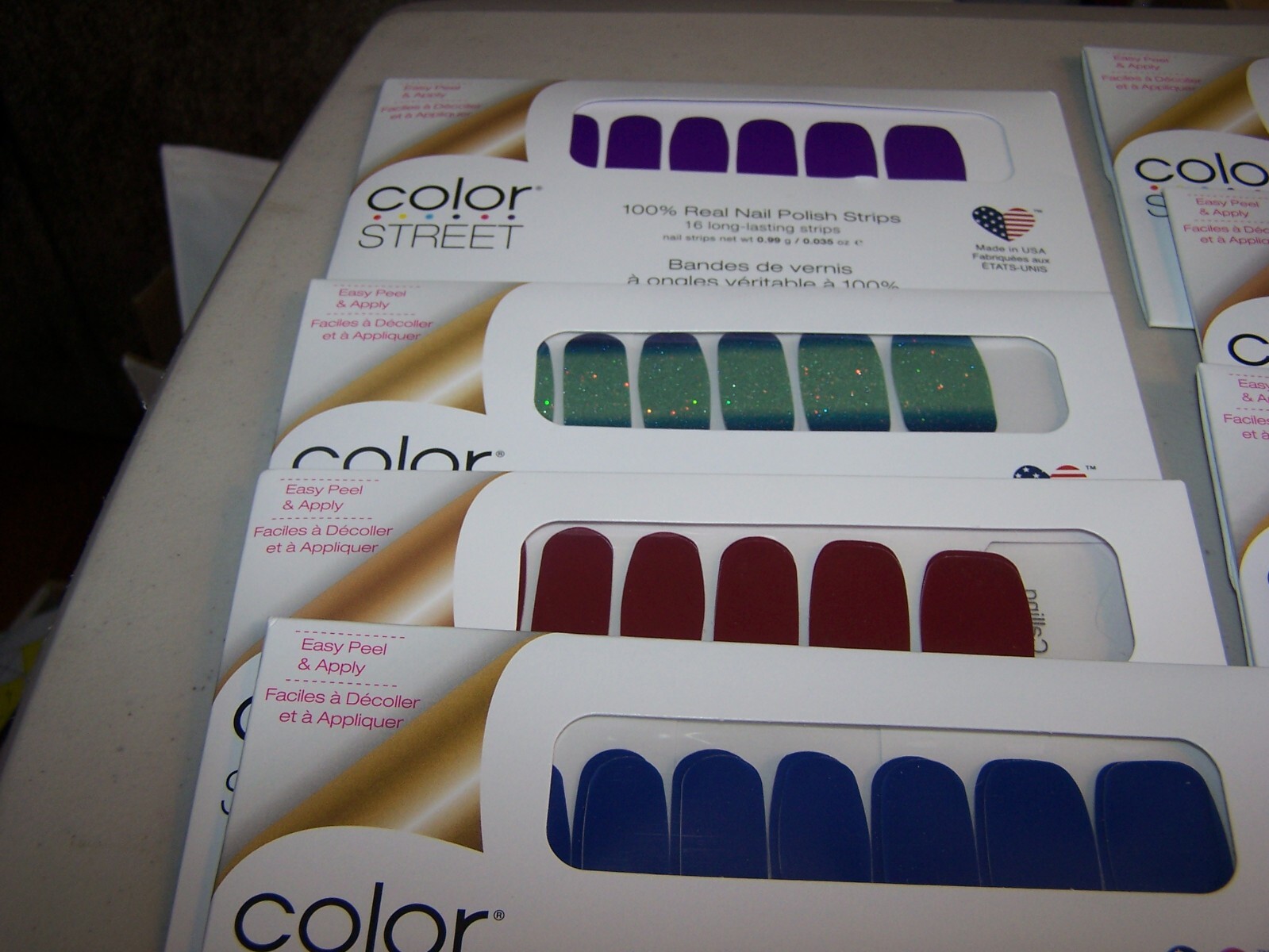 Mixed Lot of 13 Color Street Nail Polish Strip Sets NEW NOT OPENED eBay