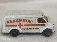 Rare Vintage Corgi Juniors Mettoy U.S. Van Paramedic Ambulance Seller Cat. 0239
