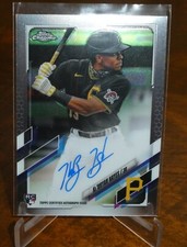 2021 Topps Chrome Ke'Bryan Hayes Rookie RC Auto On Card #RA-KH Kebryan Pirates