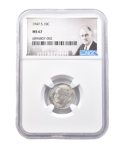 MS67 1947 Roosevelt Dime NGC *3993 | eBay