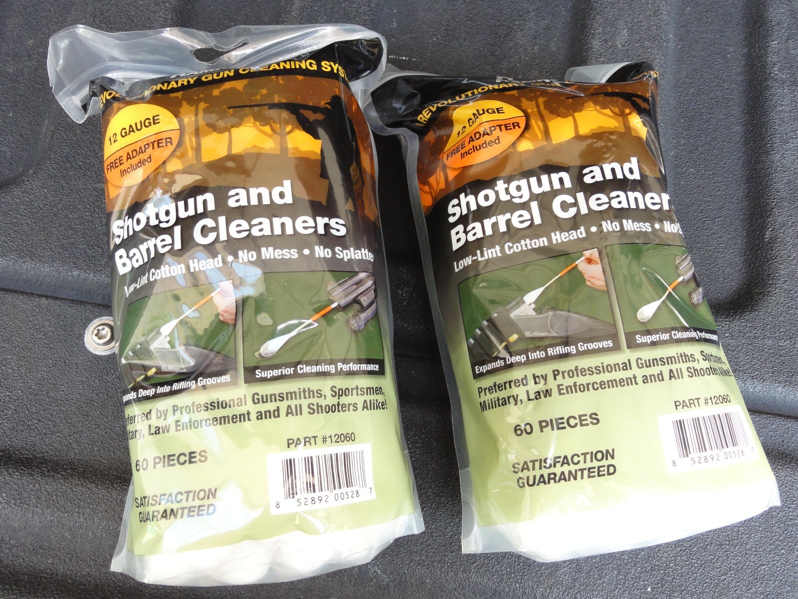 RAMRODZ 60pc 12 Gauge Shotgun Barrel Cleaners with Adapter #12060