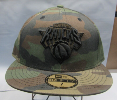 NBA New York Knicks 59FIFTY Fitted Camouflage Baseball Hat Size 7