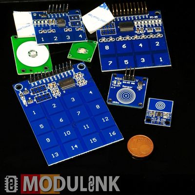 Berührung Sensor AUSWAHL 1-16 LED Touch TTP223 kapazitiv HMI Finger Arduino RPi