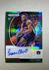 2020-21 Panini Prizm Draft Picks - Prospect Autographs Isaac Okoro Green Prizm