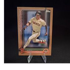 Topps 2024 Series 1 Gold Mike Yastrzemski #186 Giants Baseball MLB Base Set