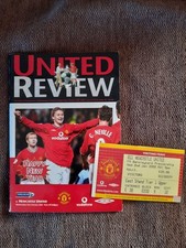 Man Utd v Newcastle Utd - Match Ticket & Programme Barclaycard Prem 2nd Jan 2002