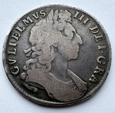 1698 Halfcrown UNDECIMO - William III Excessively RARE Silver Coin*792