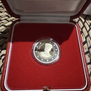 2 Euro commémorative Monaco 2022 " 100 Ans Mort Albert 1er " BE Proof