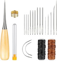 Ledernadel Set 20 StüCk NäHnadeln FüR Leder Werkzeug Kit Handarbeit NäHen