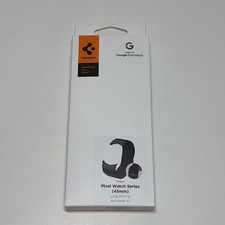 For Pixel Watch 4 45mm  Spigen Lite Fit X Nylon Modern Style Band - Black NEW