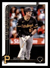 2025 Topps Update #US190 Matt Gorski Pittsburgh Pirates RC