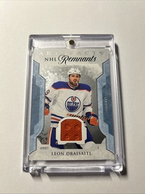 2023 Upper Deck - Leon Draisaitl Game Used Jersey Patch NHL Remnants Oilers