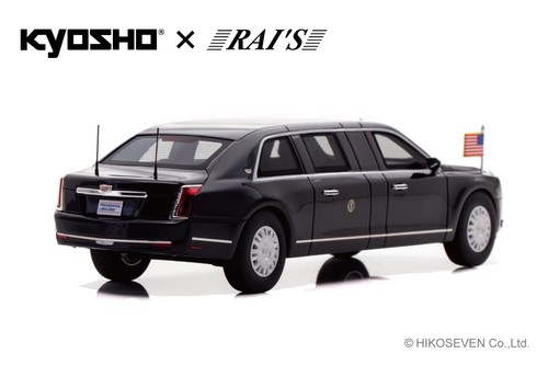 KYOSHO × RAI'S 1/43 Cadillac One THE BEAST 2019 US Presidential Car, US Domestic - Picture 3 of 5