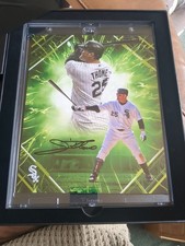 2025 Fanatics Emanate Baseball Green 77/99 Jim Thome Auto Chicago White Sox MLB