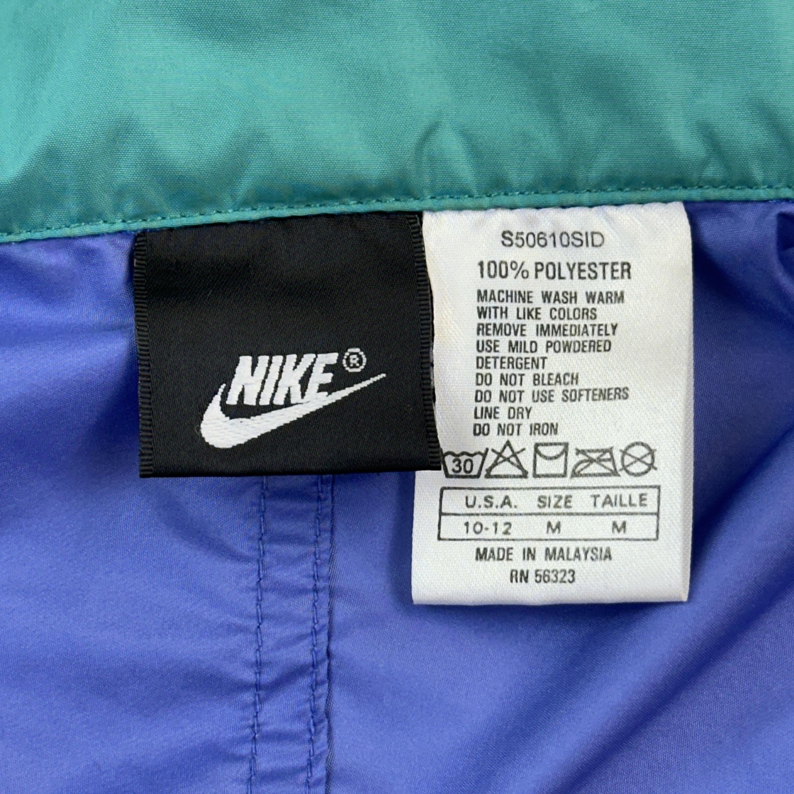 Vintage Nike F.I.T. Jacket Women's Medium Full Zip Lightweight Windbreaker 90s image 8