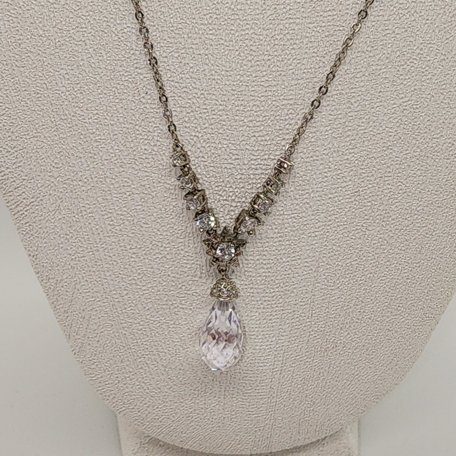 Givenchy Clear Crystal & Multiple Rhinestone Tear… - image 5