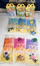 9pc Vintage McDonalds Sealed 1992 Dino-Motion Dinosaurs Happy Meal Toy Set