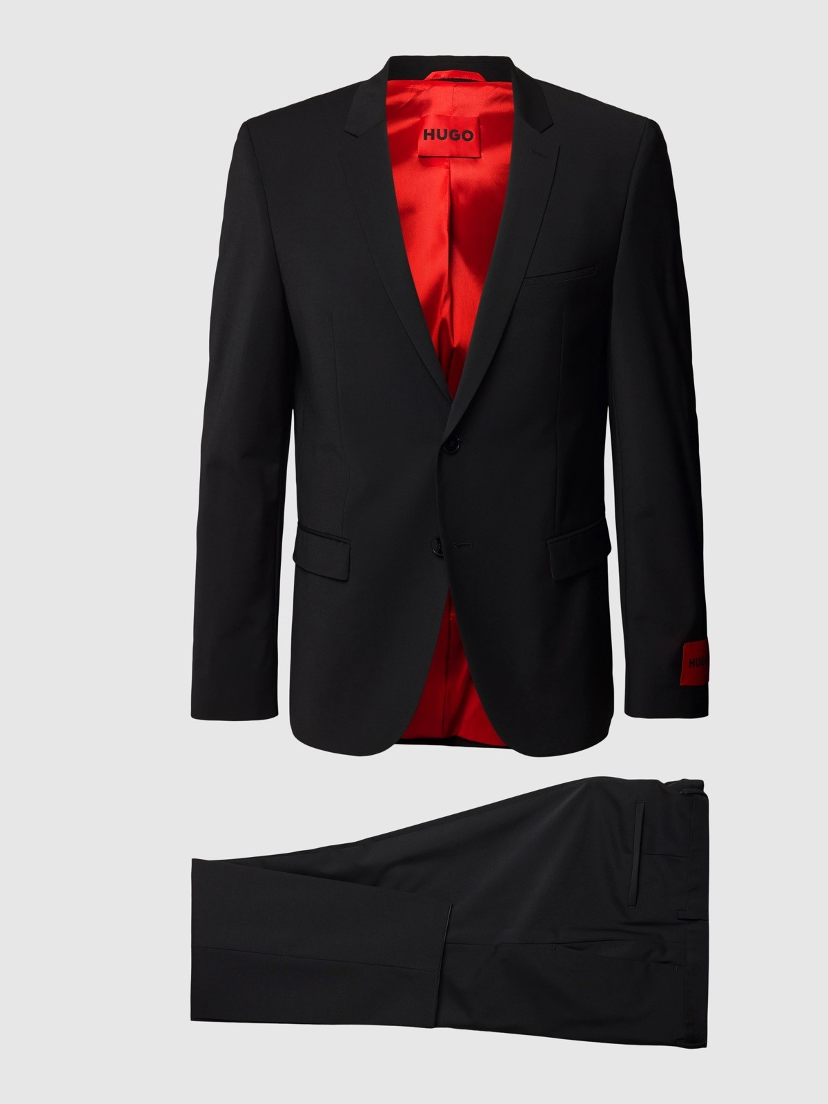 HUGO BOSS - Full Black Patch Logo Suit | Brand New, RRP £400 image 4