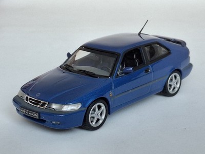 1/43 Minichamps Saab 9-3 Viggen Blue Metallic Coupe 3-door loose No Volvo