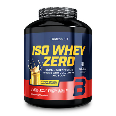 BioTech Iso Whey Zero 1816 g   Katalanische Karamellcreme