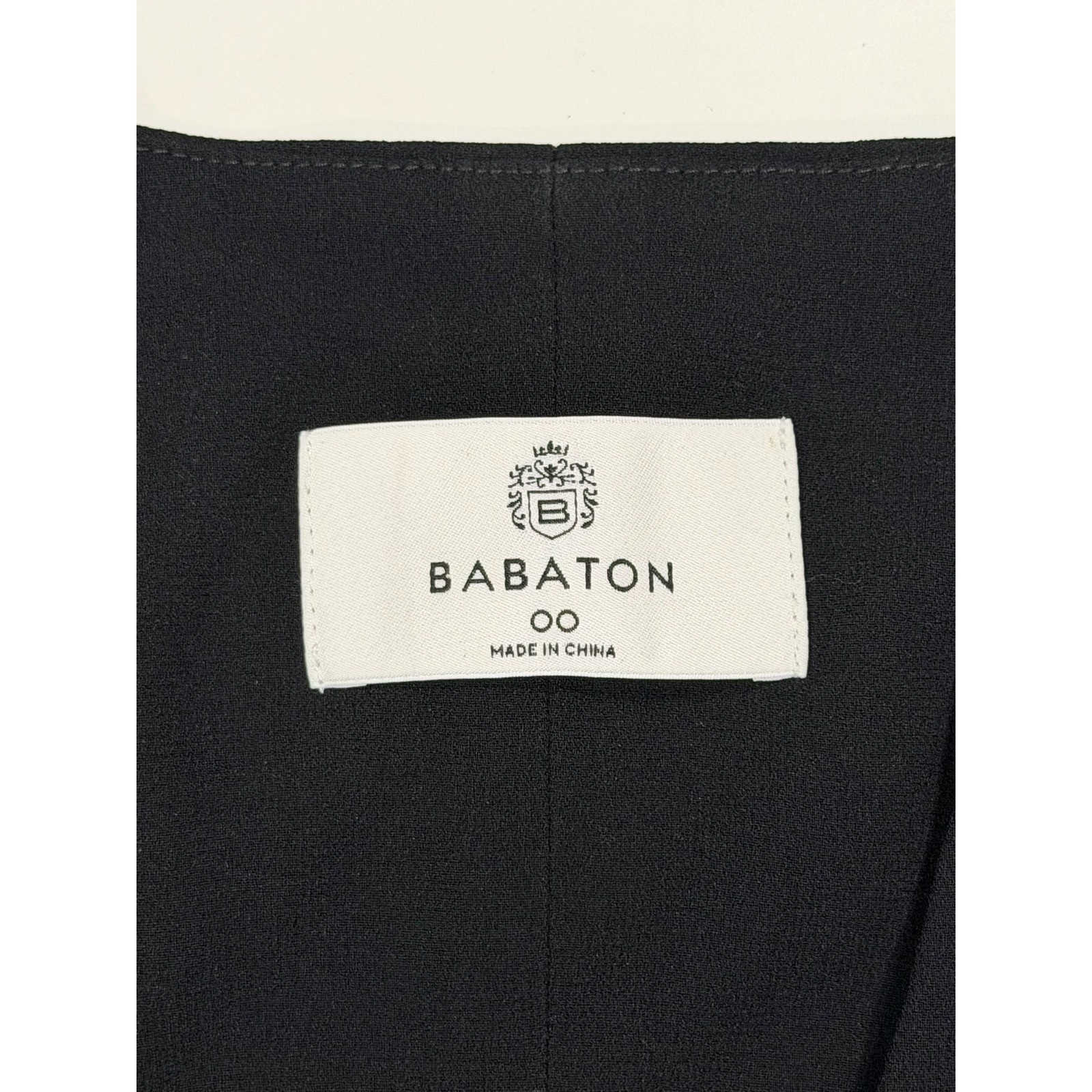 Babaton Aritzia Black Tailored Vest Waistcoat Button Front Size 00 108974 image 5