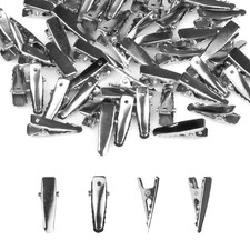 50 Pcs Metal Hair Clips, Tiny Alligator Hair Clips, Alligator Clips for Crafts,