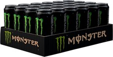 Monster Energy Drink 500ml Cans &ndash; Pack of 24 &ndash; Original Energy Drink