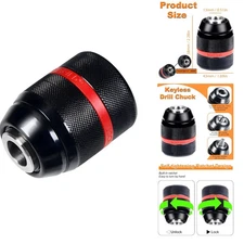 Keyless Drill Chuck for Milwaukee M18, 1/2"-20UNF Mount, 1.5 to 13 mm Clamping C