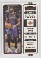 2022-23 Panini Contenders Bronze Game Ticket Anthony Davis #28 10ba