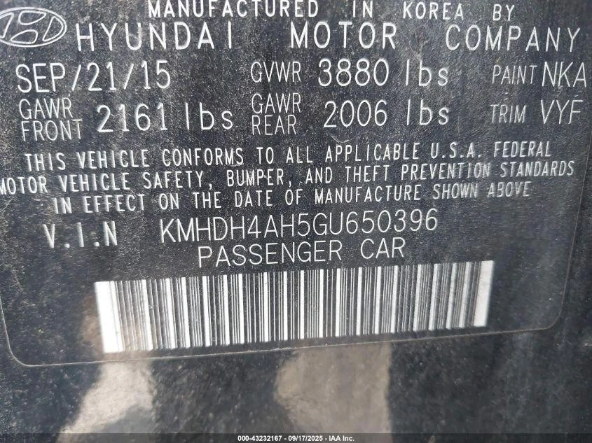 Used Engine Cooling Fan Motor fits: 2016 Hyundai Elantra fan assembly Hatchback Foto 4 de 4