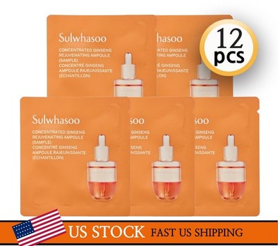 Sulwhasoo Concentrated Ginseng Rejuvenating Ampoule 1ml x12 pcs Premium K-Beauty