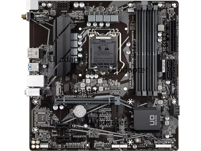 GIGABYTE B560M DS3H AC LGA1200 Intel B560 SATA 6Gb/s Micro ATX Intel Motherboard
