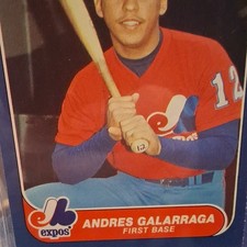 Andres Galarraga Montreal Expos Baseball Card Lot 2 MLB